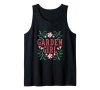 Garden Girl Wildflower Gardencore Cottage Ladybug Tank Top
