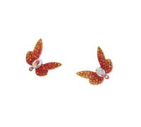 Garden Glam Butterfly Stud Earrings Betsey Johnson Tangerine One Size