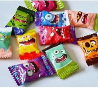 GARDEN GLAZE 500 ASSORTED FIZZY SOUR HARD BOILED SWEETS CANDIES MONSTER KIDS PARTY MIX SHARING WRAPPED HALLOWEEN TREATS │ HALAL │ GLUTEN FREE │ NO ARTIFICIAL COLOURS │ PREMIUM ITALIAN │ BULK