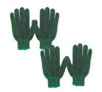 Garden Gloves Rubber Dot Grip Strech Tools Accessories 2 One Size Green