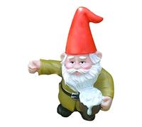 Garden Gnome Garden Ornaments Outdoor, Resin Beer Dwarf Sculpture, Dwarf Hold Beer To Welcome, Funny Garden Statue Decoration For Yard, Patio, Lawn, Desktop Plant