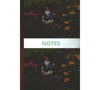 Garden Gnome Meditating Softcover Notebook