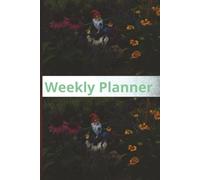 Garden Gnome Meditating Softcover Weekly Planner