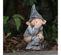 Garden Gnome Ornament, Funny Waterproof Resin Dwarf Craft, Pull The Stinky Dwarf For Lawn Ornaments, Indoor Or Outdoor Decorations