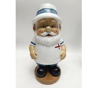 Garden Gnome Resin, England Theme, 24cm Height, Outdoor Sculpture