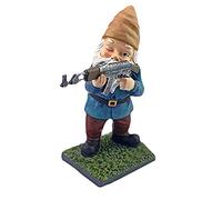 Garden Gnome Statue, Naughty Garden Gnome, Funny Resin Army Battle Gnome Goblin for Patio Yard Lawn Ornaments Indoor Outdoor Home Garden Decorations Crafts