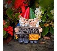 Garden Gnome Statue - Resin Dwarf Figurine Garden Gnome Ornaments Outdoor, Funny Gnome Garden Statue, Garden Gnomes Outdoor, Resin Garden Gnomes Figurine For Lawn Yard Ornaments