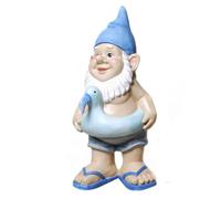 Garden Gnome with Swim Ring 31 cm Garden Gnome Figure