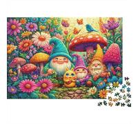 Garden Gnomes Fantasy_2 1000pc Jigsaw Puzzle for Adults Stay at Home Activity Mind Relaxation Puzzle Premium Cardboard 52x38cm/1000pcs