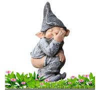 Garden Gnomes - Garden Statue | Dwarf Statue | Gnomes Lawn Ornaments | Yoga Pose for Park Decor | Resin Funny Goblins Figurines Yard Sculpture | Cute Figurines,