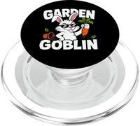 Garden Goblin Rabbit Carrot Funny Gardening Graphic PopSockets PopGrip for MagSafe