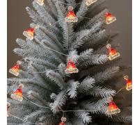 Garden Greatness 2.2m Light Up Santas Hat String Light in Red | Size: 1 Pack Garden Greatness Red 1 Pack