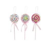 Garden Greatness 3 Pack Hanging Festive Pastel Lollipops | Size: 1 Pack Garden Greatness Multicolor 1 Pack