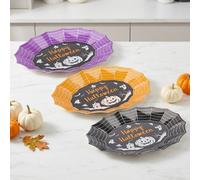 Garden Greatness 3 Pack Web Halloween Treat Trays Garden Greatness Multicolor 3 Pack