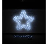 Garden Greatness 320 LED Silver Cluster Star Wall Light | Size: 1 Pack Garden Greatness Silver 1 Pack