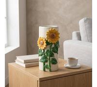 Garden Greatness 3D Ceramic Sunflower Vase | Size: 1 Pack Garden Greatness Multicolor 1 Pack