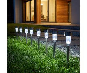 Garden Greatness 4 Pack Solar Path Deck Stake Lights | Size: 1 Pack Garden Greatness Multicolor 1 Pack