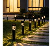 Garden Greatness 6 Pack Evie Solar Bollard Stake Lights