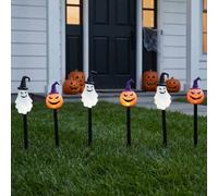 Garden Greatness 6 Pack Spooky Halloween Stake Lights