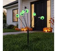 Garden Greatness 6-Stem Halloween Eyeball Stake Light