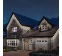 Garden Greatness 600 LED Festive Gutter Icicle Lights in Clear | Size: 1 Pack Garden Greatness Clear 1 Pack