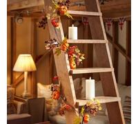 Garden Greatness 6ft Autumn Festival Pumpkin Garland | Size: 1 Pack Garden Greatness Multicolor 1 Pack