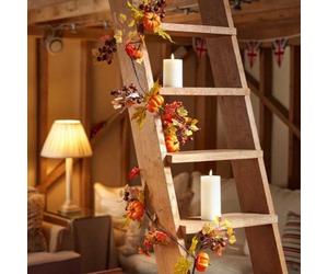 Garden Greatness 6ft Autumn Festival Pumpkin Garland | Size: 1 Pack Garden Greatness Multicolor 1 Pack