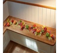 Garden Greatness 6ft Autumn Velvet Pumpkin Minikin Garland in Orange | Size: 1 Pack Garden Greatness Orange 1 Pack