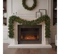 Garden Greatness 6ft Heritage Imperial Plain Pine Garland in Green | Size: 1 Pack Garden Greatness Green 1 Pack