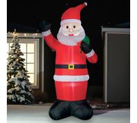 Garden Greatness 7ft Self Inflating Light Up Santa in Red | Size: 1 Pack Garden Greatness Red 1 Pack