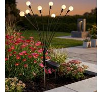 Garden Greatness 8-Stem GloGlobes Swaying Solar Stake Light | Size: 1 Pack Garden Greatness Multicolor 1 Pack