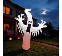 Garden Greatness 8ft Inflatable Light Up Scary Haunted Ghost in White | Size: 1 Pack Garden Greatness White 1 Pack