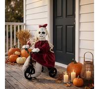 Garden Greatness Animated Halloween Doll on Tricycle | Size: 1 Pack Garden Greatness Multicolor 1 Pack