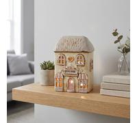 Garden Greatness Antique Peony House Tealight Holder in White | Size: 1 Pack Garden Greatness White 1 Pack