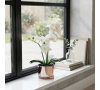 Garden Greatness Artificial Flower Patch Orchid In Pot