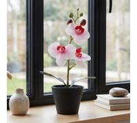 Garden Greatness Artificial Mini Orchid In Pot Soft