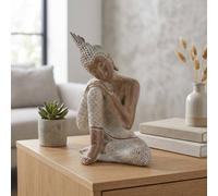 Garden Greatness Artistic Finesse Sitting Buddha Decoration | Size: 1 Pack Garden Greatness Multicolor 1 Pack