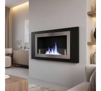 Garden Greatness Aurelia Stainless Steel Bio-Ethanol Fireplace in Silver | Size: 1 Pack Garden Greatness Silver 1 Pack