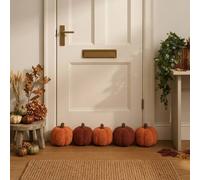 Garden Greatness Autumn Harvest 5 Amber Pumpkin Draft Excluder | Size: 1 Pack Garden Greatness Multicolor 1 Pack