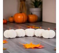 Garden Greatness Autumn Harvest 5 Pumpkin Draft Excluder in White | Size: 1 Pack Garden Greatness White 1 Pack