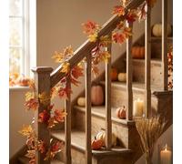 Garden Greatness Autumnal Essential Large Leaf Maple Garland