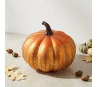 Garden Greatness Autumnal Glass Pumpkin Led Light