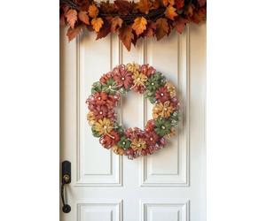 Garden Greatness Autumnal Harvest Pumpkin Bows Wreath | Size: 1 Pack Garden Greatness Multicolor 1 Pack