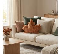 Garden Greatness Autumnal Maple Leaf Shaped Decorative Cushion