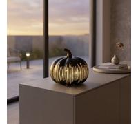 Garden Greatness Autumnal Urban Glass Pumpkin Light