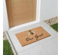 Garden Greatness Bee Our Guest Natural Coir Doormat | Size: 45 cm x 75 cm Garden Greatness Natural 45 cm x 75 cm