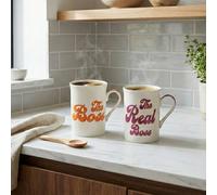 Garden Greatness Boss & Real Boss Mug Set | Size: 2 Pack Garden Greatness Multicolor 2 Pack