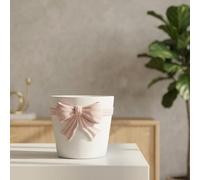 Garden Greatness Bow Decorative Planter Pot Modern