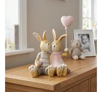 Garden Greatness Boy & Girl Spring Rabbits With Love Heart