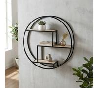 Garden Greatness Brixton 3 Tier Round Wall Shelf